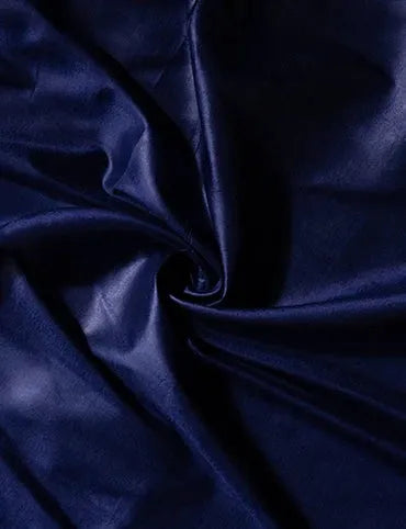 Deep Blue Handwoven Bishnupuri Silk Fabric 44