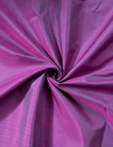 Purple Blue Dual Tone Bishnupuri Silk Fabric 44