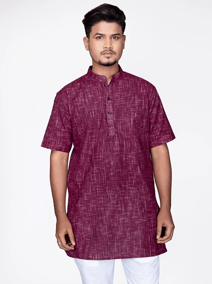 catawba Springs Handwoven Organic Cotton Men Kurta