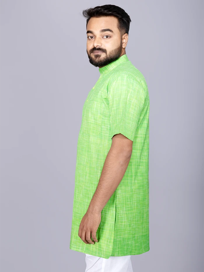 Green Springs Handwoven Organic Cotton Men Kurta