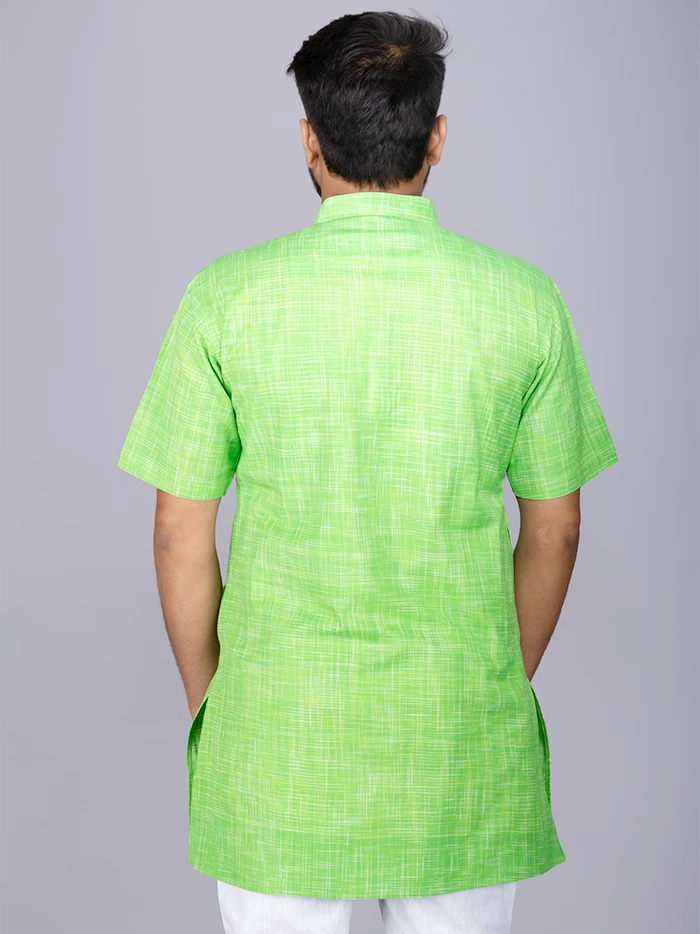 Green Springs Handwoven Organic Cotton Men Kurta