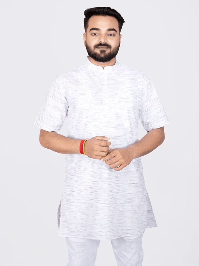 White Springs Handwoven Organic Cotton Men Kurta