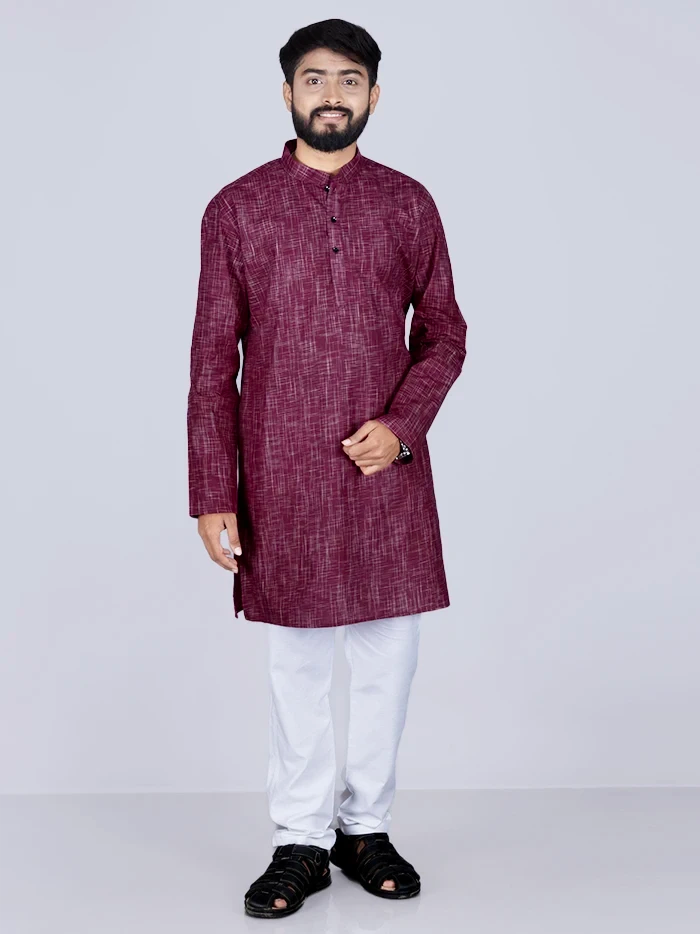 Catawba Springs Handwoven Organic Cotton Men Kurta