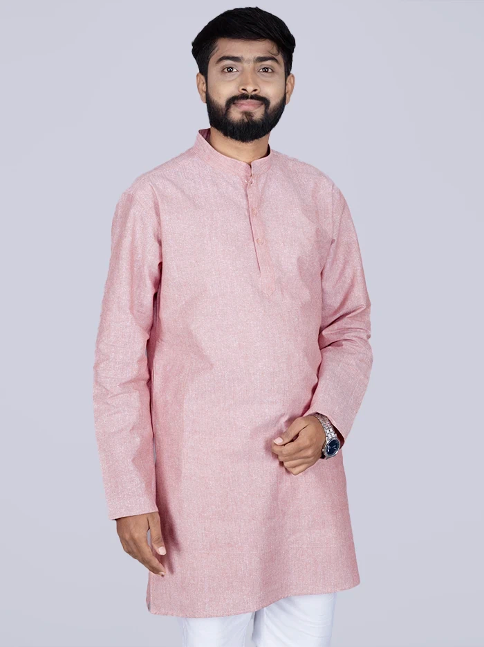 Brown Sugar Handwoven Organic Cotton Men Kurta