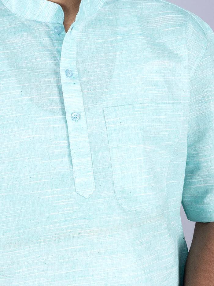 Cyan Springs Handwoven Organic Cotton Men Kurta