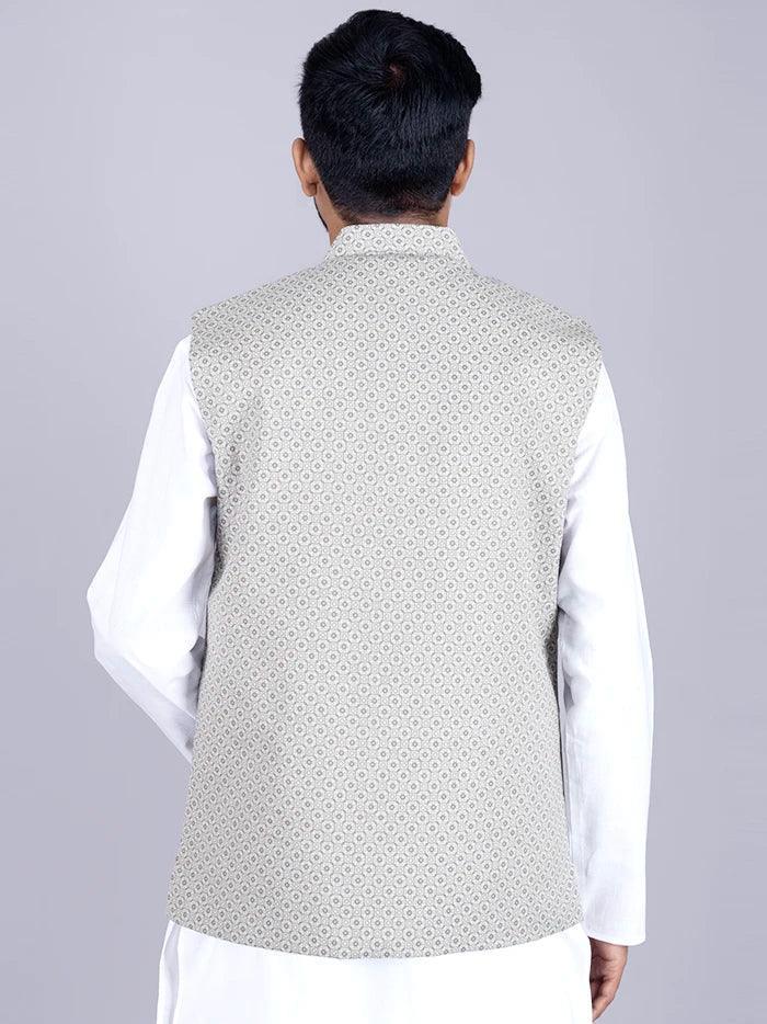 Printed Poly Cotton Modi Jacket