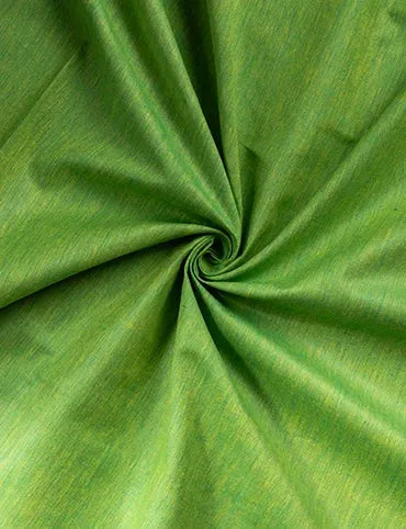 Green Solid Organic Cotton Fabric 44 Inch Width