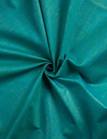 Persian Green Solid Organic Cotton Fabric 44 Inch Width