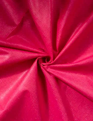 Rose Red Solid Organic Cotton Fabric 44 Inch Width