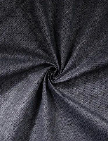 Black Solid Organic Cotton Fabric 44 Inch Width