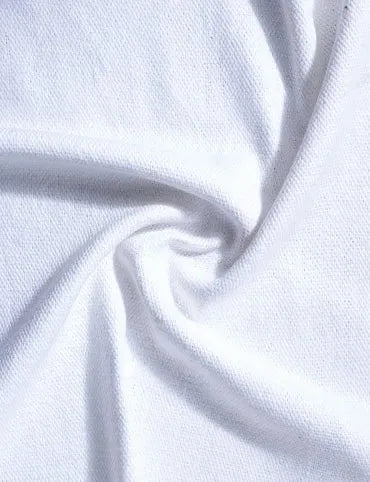 Zero Count White Organic Cotton Fabric 36