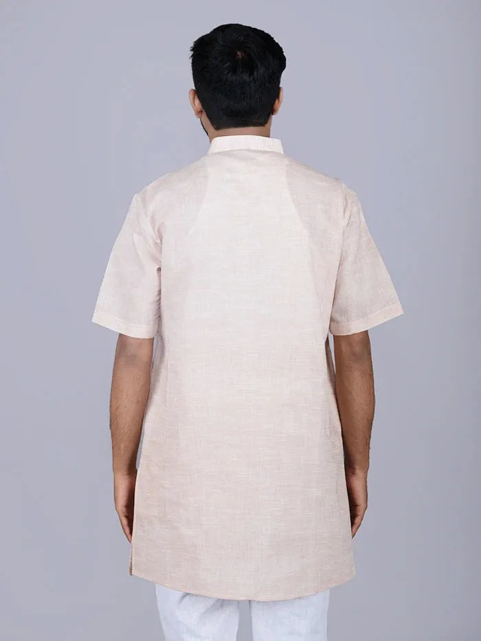 Almond Springs Handwoven Organic Cotton Men Kurta