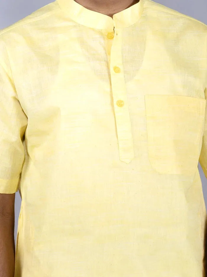 Yellow Springs Handwoven Organic Cotton Men Kurta