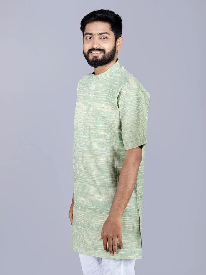 Olivine Springs Handwoven Organic Cotton Men Kurta