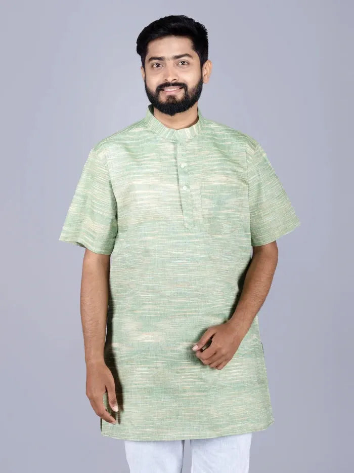 Olivine Springs Handwoven Organic Cotton Men Kurta