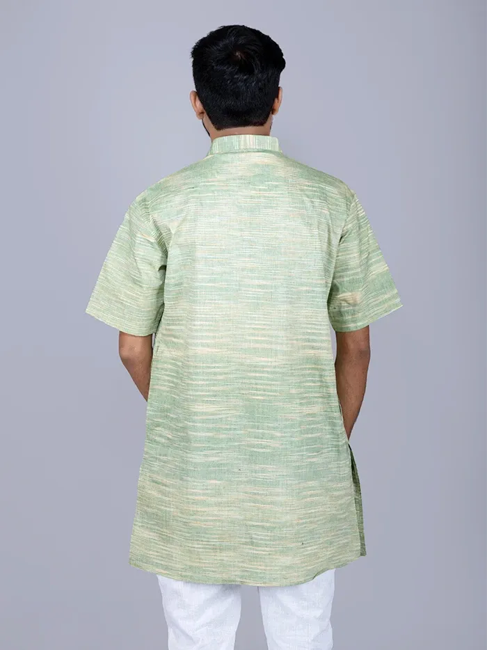 Olivine Springs Handwoven Organic Cotton Men Kurta