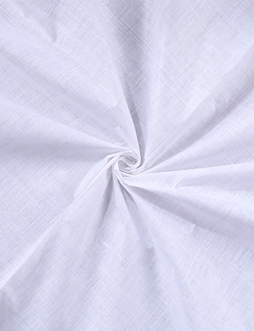 White 200 Count Fine Khadi Muslin Fabric 44 Inch Width