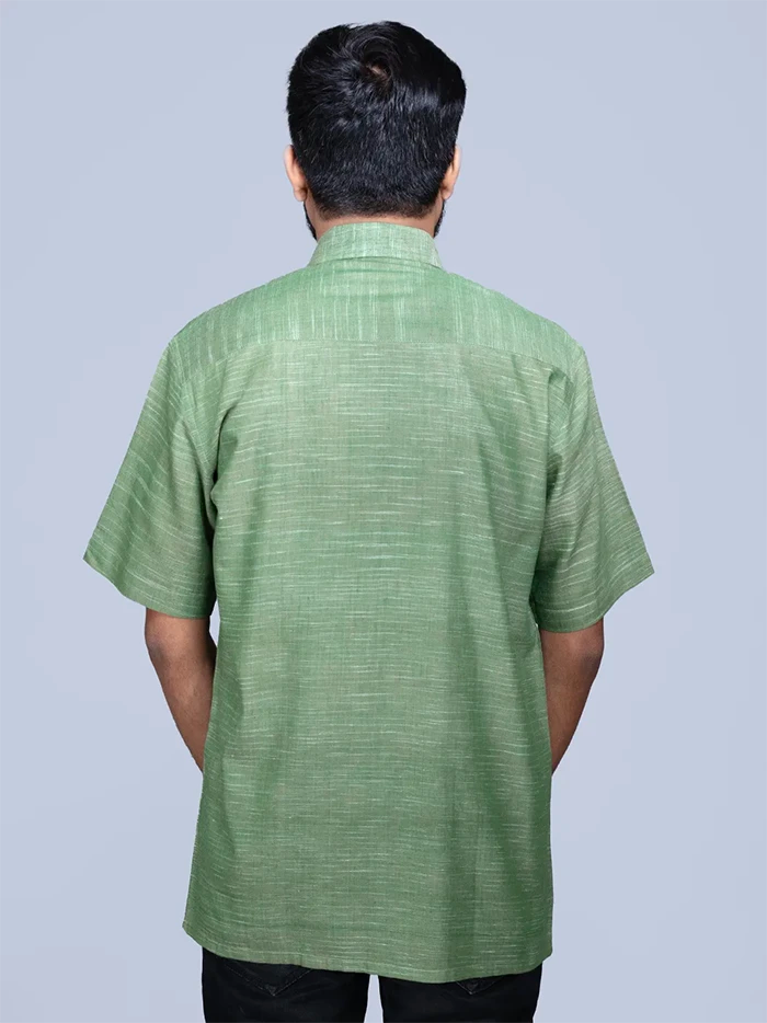 Green Springs Handwoven Cotton Men Shirt