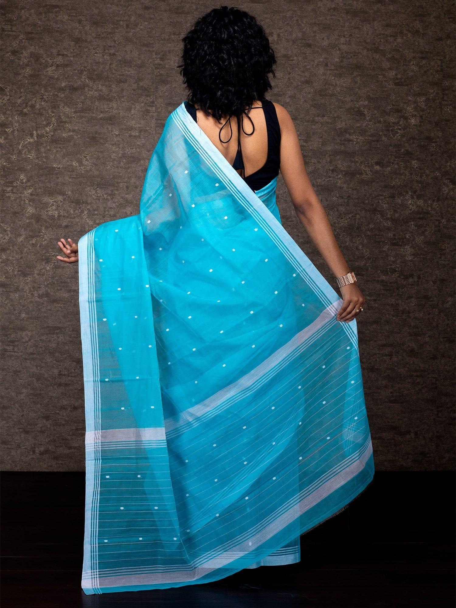 Weaving Work Cyan Color Sangeet Wear Designer Art Silk Fabric Saree | Saree  designs, Party wear sarees, Saree