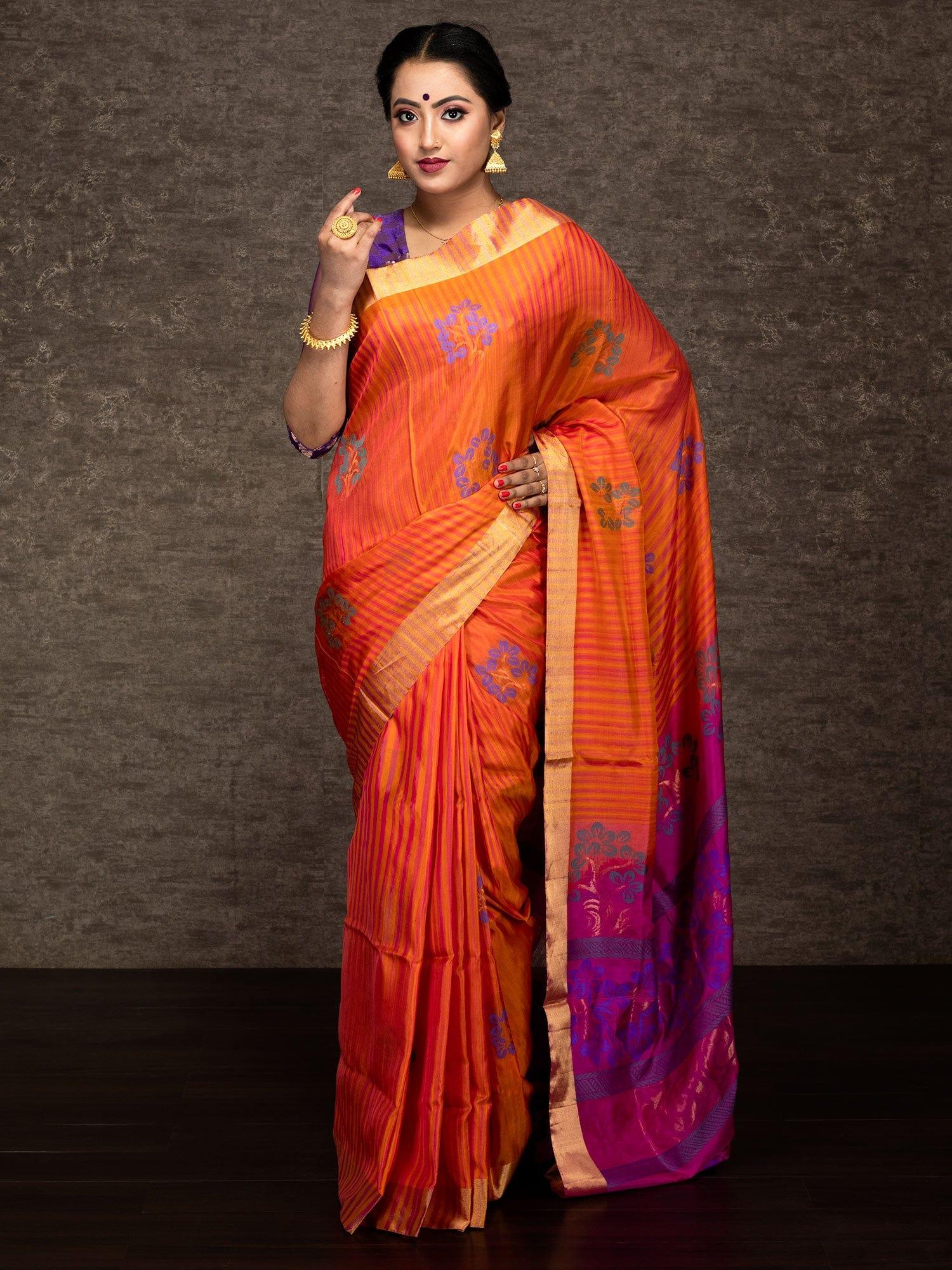 Buy Brown Sarees for Women by Saree mall Online | Ajio.com