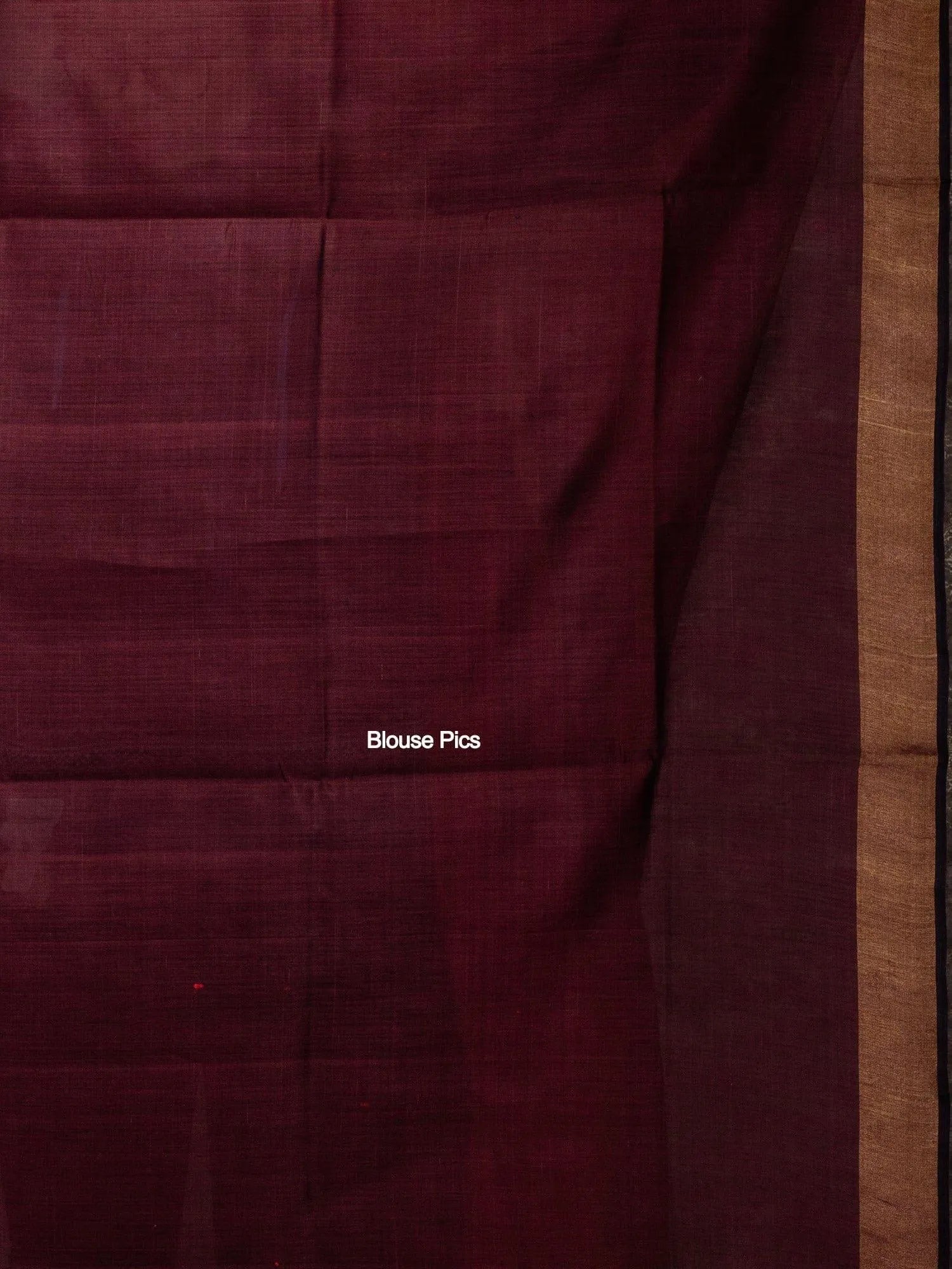 Wonderful Red Orange Dupion Silk Saree - WeaversIndia